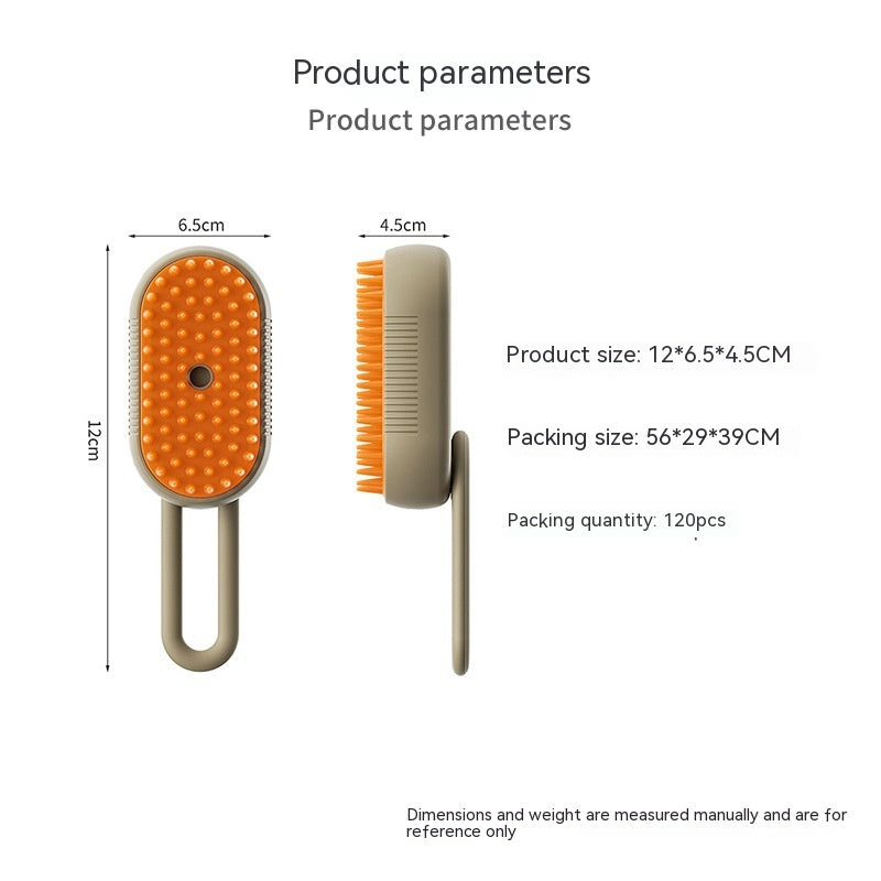 Pet Steam Grooming Brush